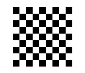 SL9 Checkerboard Distortion target on GLASS