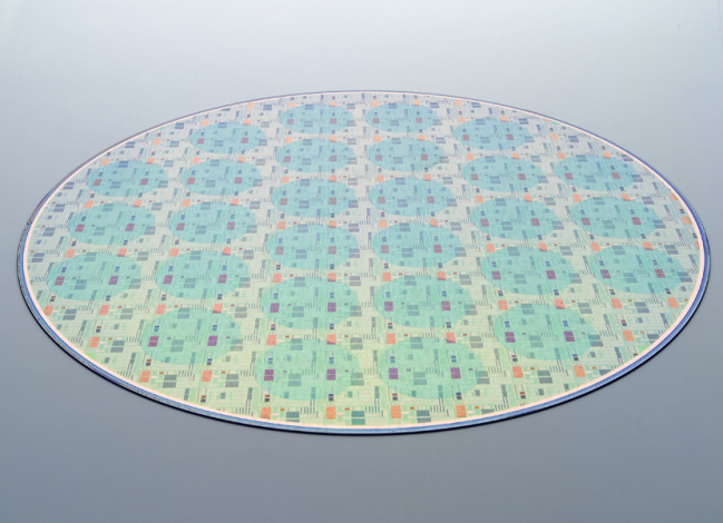 Typical use of photomask on silicon wafer